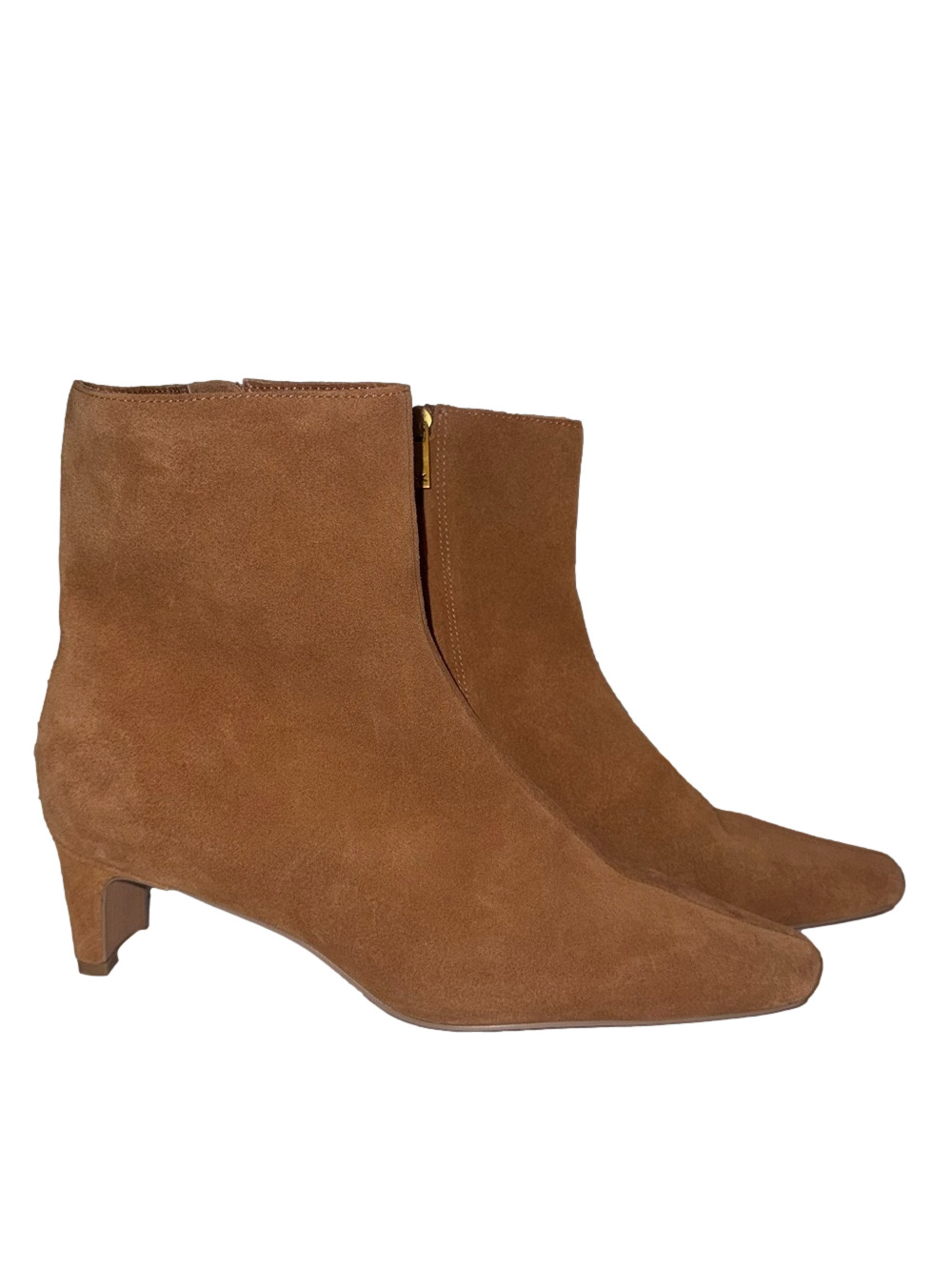 Splendid Justice Bootie in Caramel Suede Pointed Kitten Heel Size 8.5